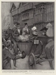 Rückkehr vom Dankgottesdienst in St. Paul